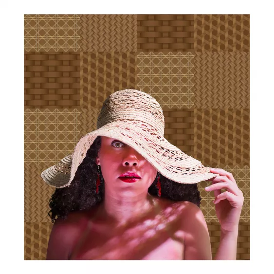 Tiffany Smith, Self Portrait as Sunburned Tourist, 2016