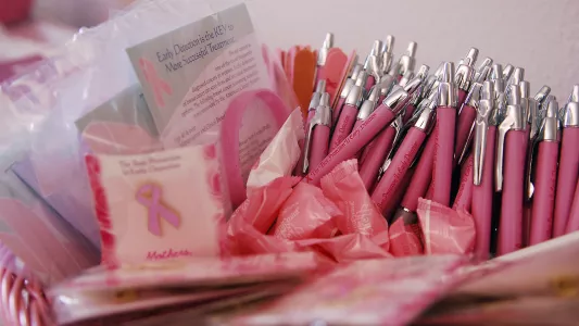 Ashley Reed, Pink October Products, wikicommons