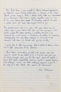 Ella's words, Queer letters. Heather glazzard